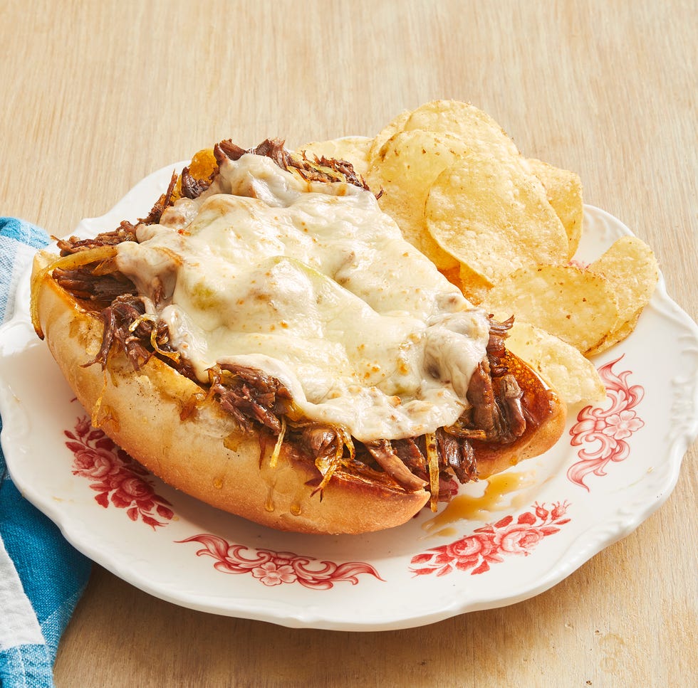 Slow-Cooker Drip Beef Sandwiches