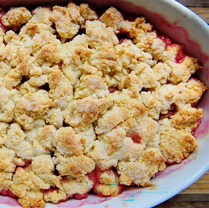 Rhubarb Cobbler